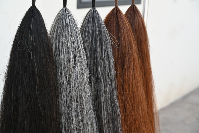 Gama de tonos de las extensiones Horse Tails