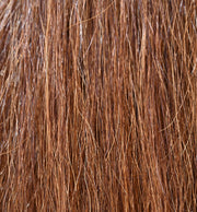 Detalle del pelo de la extensión de cola tono Chestnut
